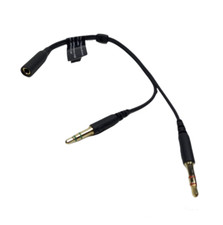 3.5mm Audio Mic Y Splitter Cable Cord Headphone Adapter Female to 2 Male