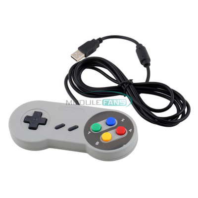 Wired USB SNES Controller Retro Gaming Joystick Joypad Gamepad For Nintendo m-