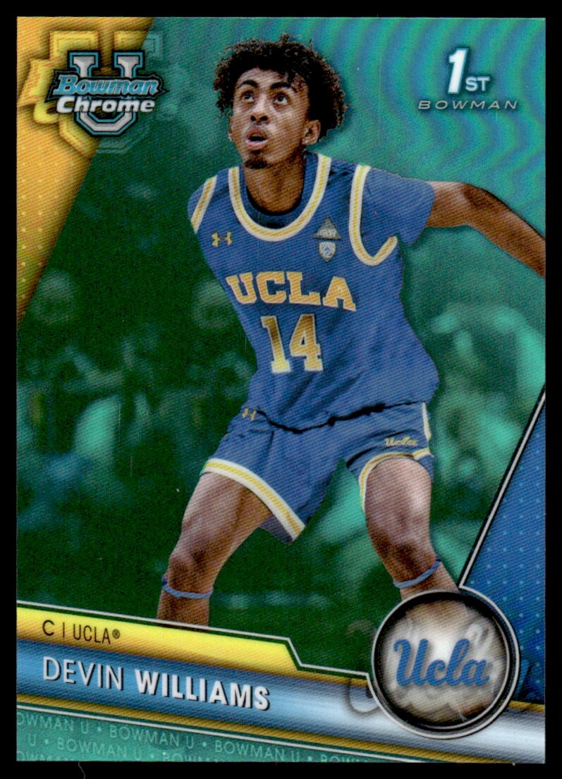 2024-25 Bowman University Aqua Refractor Devin Williams 152/299