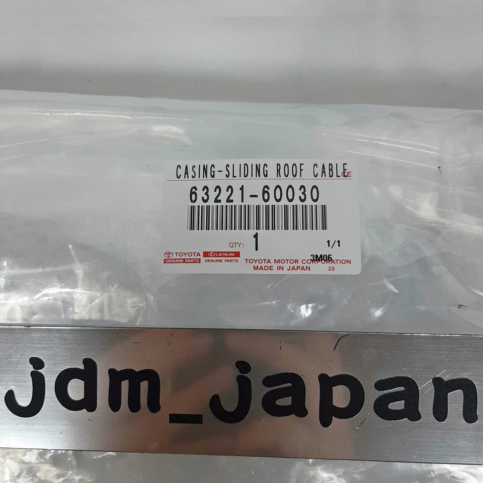 TOYOTA 63221-60030 Land Cruiser Slide Sunroof Cable Guide Casing Genuine OEM New - Image 2 of 4