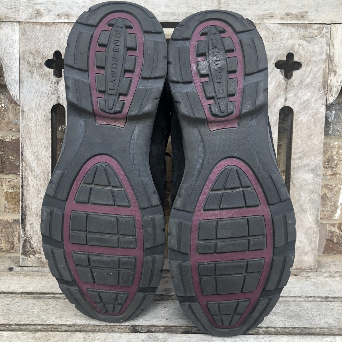 Lands\' End Men\'s Hiking Boots Gray Black Red Size 8.5 D Kenetrek Slide Rock | Shop at GOHUNT main image 3