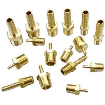 Messing Schlauch Barb NPT Fittings Male Adapter, für Gas, Entwässerung, 1Pcs