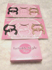 2 Sets Perfect Concealer Clips Bra Strap Solution Box of Invisible Body Tape