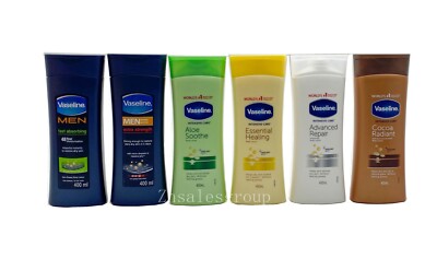 Vaseline Body Lotion 400ML 13.5 OZ  4 Pack (6 Kinds) Choose your Favor Scents