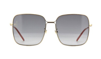 【送料,関税込】GUCCI サングラス GG0443S Gucci GG0443S Gold/Grey Shaded (001 ZE) Sunglasses