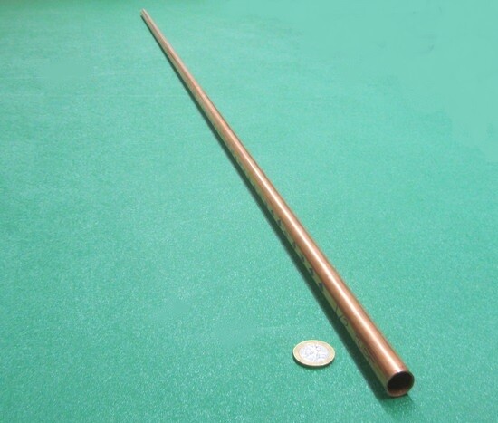 Copper Tube Type L, MED PSI 5/8 OD x .545 ID x .040 Wall x 5 Ft Length