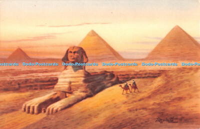 R329186 Ägypten Die Sphinx und die drei Pyramiden von Gizeh Ostverlag Compa