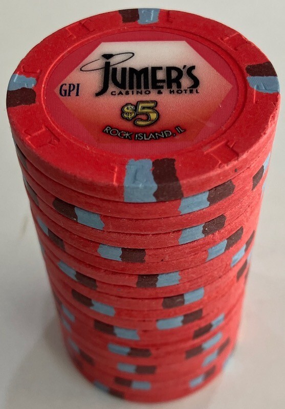 500 JUMERS CASINO PAULSON POKER CHIPS eBay