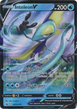 inteleon pokemon card value V 180/192 - Ultra Rare - Full Art Colorless Retreat Cost Inteleon Pokemon Card
