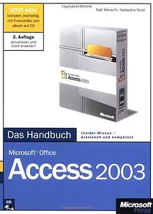 Microsoft Office Access 2003 - Das Handbuch: Inside... | Buch | Zustand sehr gut