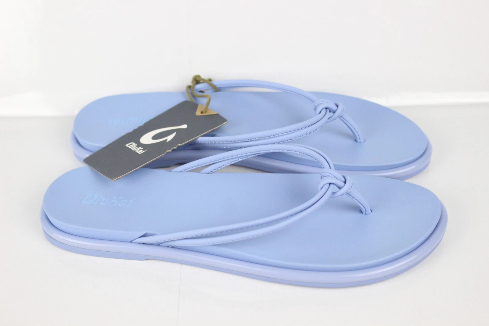 Olukai Women's AKA Flip Flop Sandals 2 Strap Cloud Blue Cushioned
Opens in a new window or tab