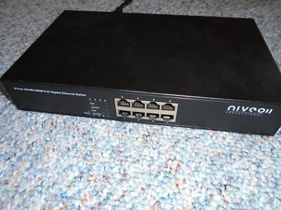 Niveo 8 Port 10/100/1000M PoE Gigabit Ethernet Switch NGSE8H 