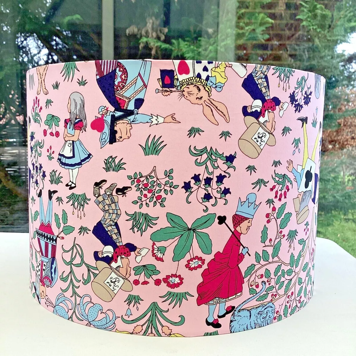 Pink sale nursery lampshade