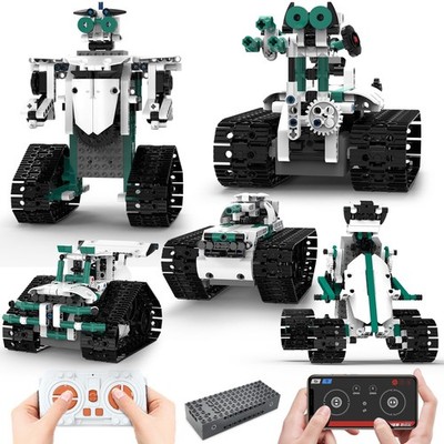 Technique Car Building Blocks Set, 13in1 Remote  APP Control Tracked Racer/Ro...