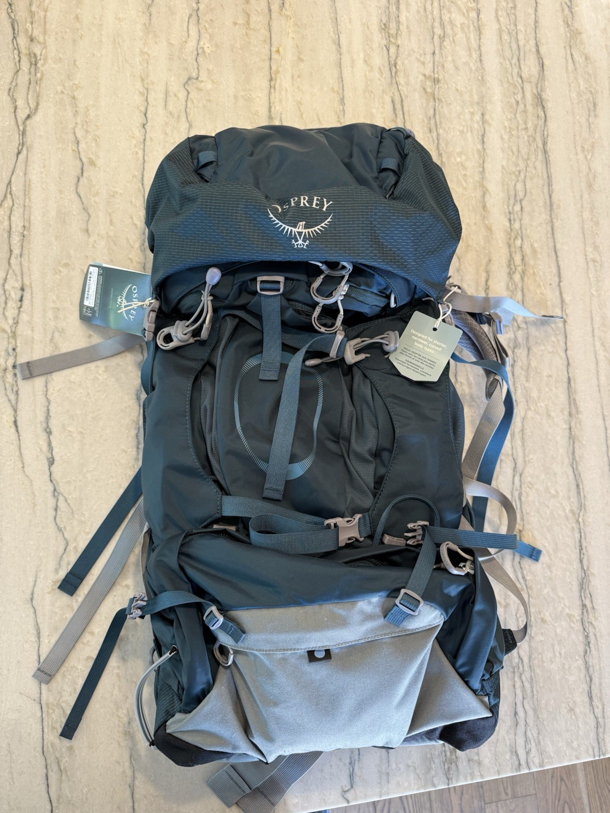 Osprey Ariel Plus 70L Backpack for Women XS S Hiking Travel Pack