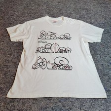 2018 SUPREME SYSTEM TEE T SHIRT CONNECT THE DOTS BOX LOGO WHITE LARGE