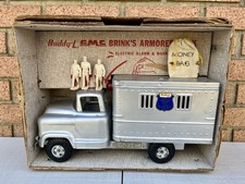 1958-1960 Buddy L GMC 550 Brinks Armored Truck Set No. 5674 With Box & Insert