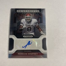 2022 Prizm Draft Pick Sensational Signatures Autographs Perrion Winfrey Auto
