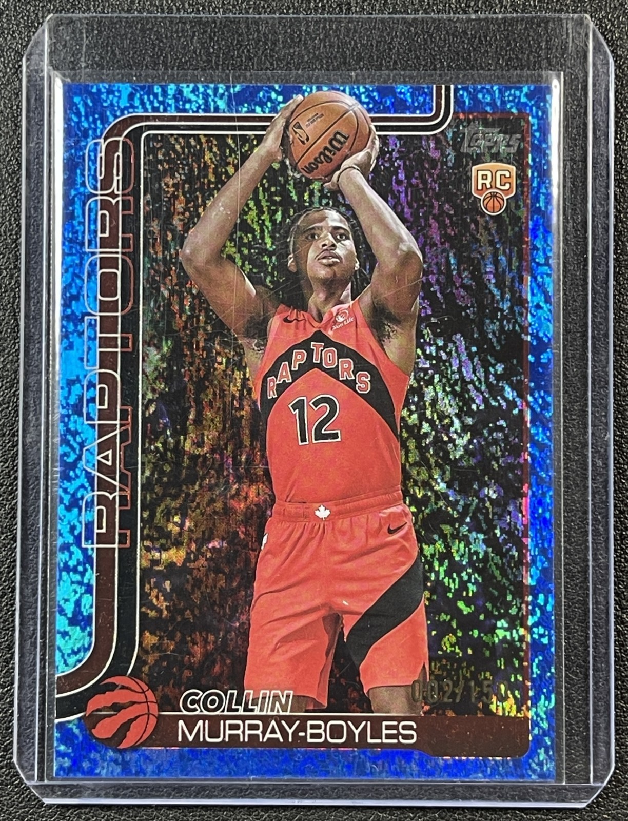 COLLIN MURRAY-BOYLES 2025-26 TOPPS #209 ROOKIE BLUE HOLO FOIL RC 2/150