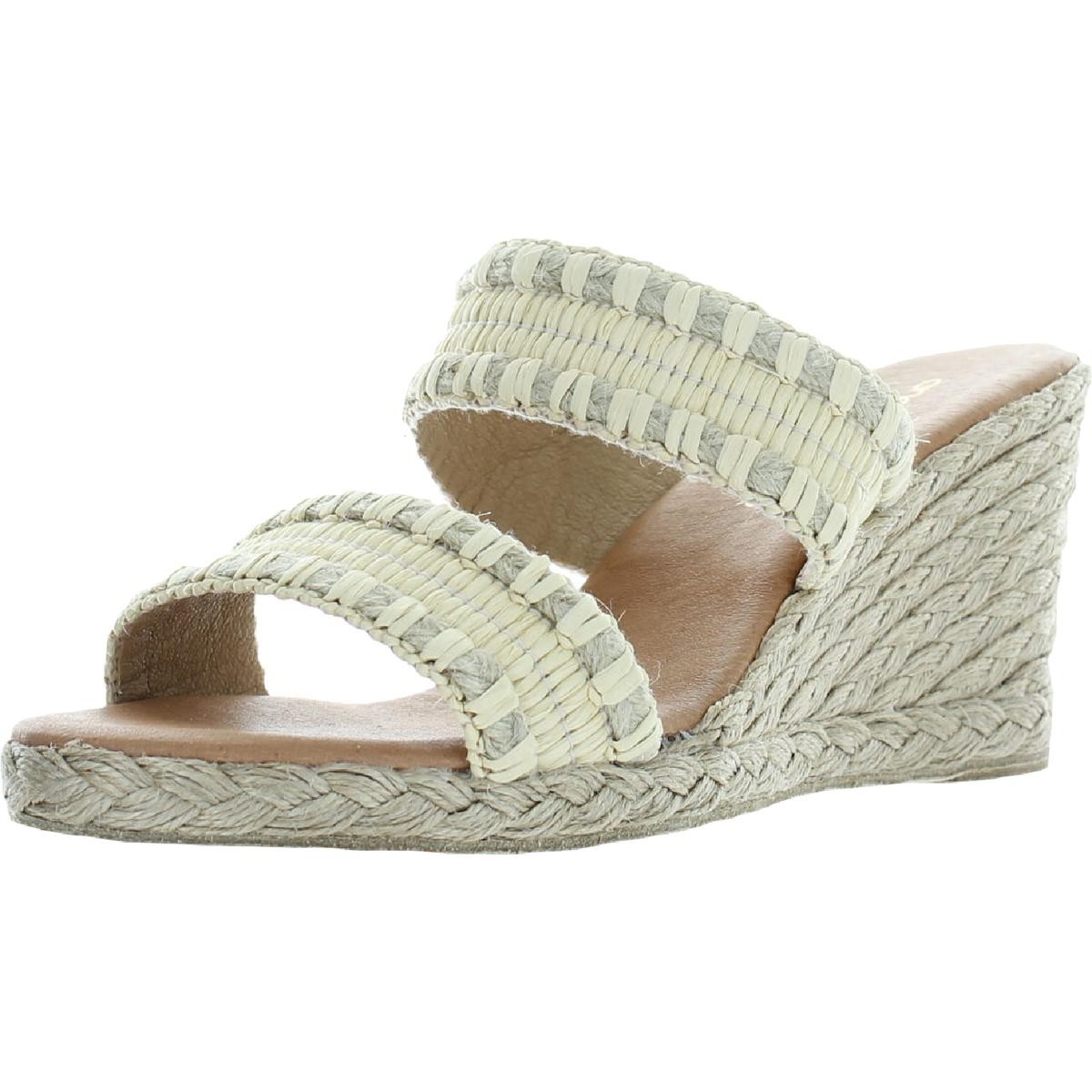 Andr Assous женские босоножки на танкетке Nolita Raffia бежевого цвета 40 смBM 10 4912 3290₽