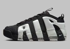 Nike Air More Uptempo Low Black Photon Dust Sneakers nby FZ3055-001 Mens Size 10