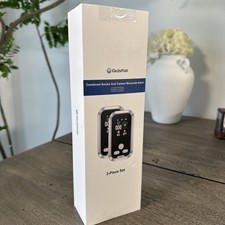 2pcs 4 in 1 Smoke Carbon Monoxide Detector Plug in AC Battery Backup HD Screen