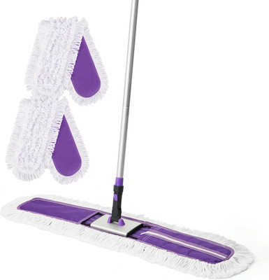 36 Inch Commercial Dust Mop Industrial Floor Mop 59 Inch Long Total 2 Pads