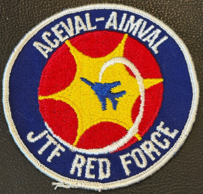 Vintage 1974 ACEVAL-AIMVAL JTF ''Red Force'' F-5E Tiger II Nellis AFB USAF Patch