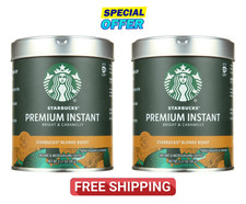 Starbucks Premium Instant Coffee, Blonde Roast, 100 Arabica Beans, 3.17 oz