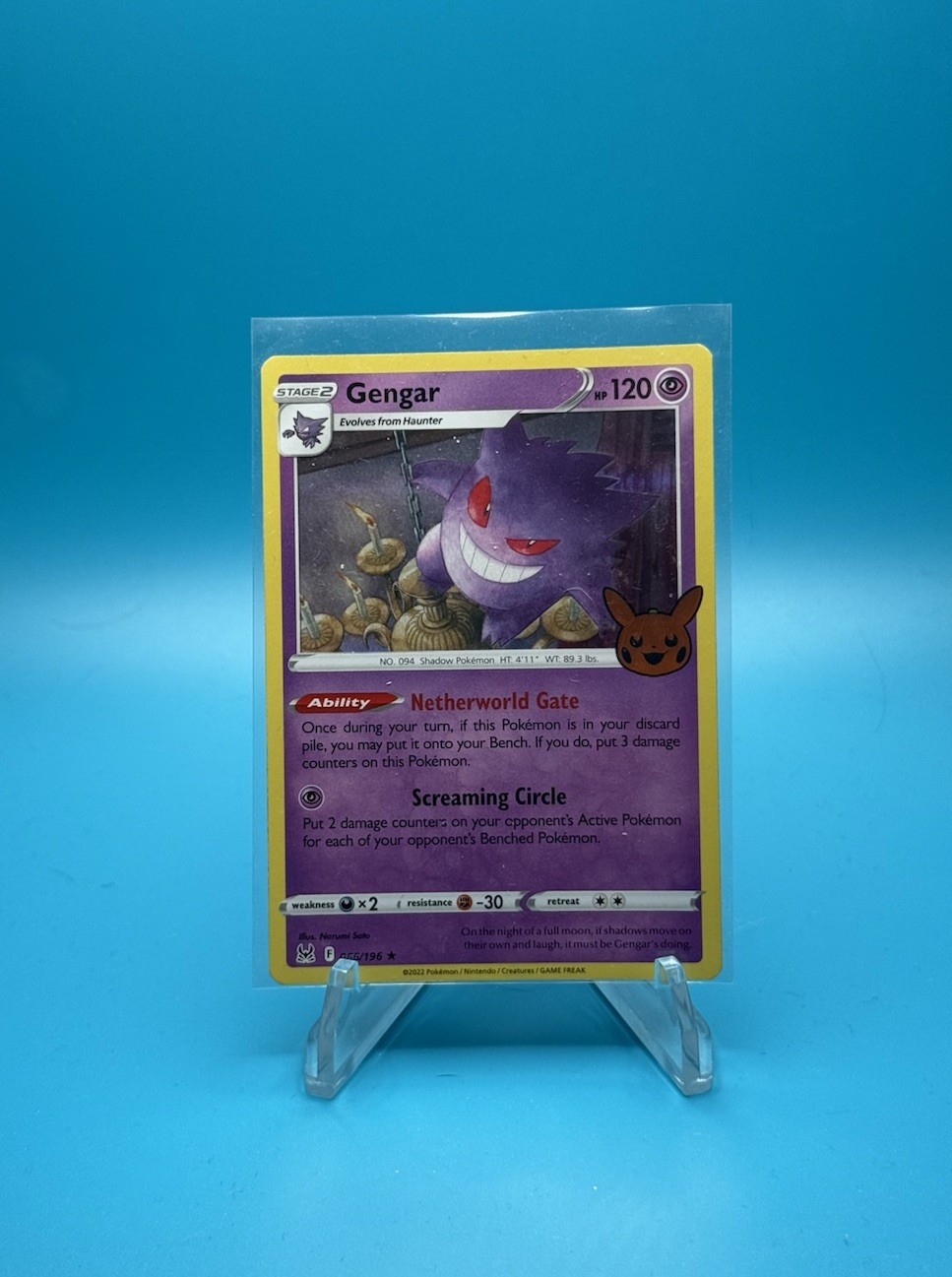 Trick or Trade Pokémon Gengar 066/196 Holo Rare Card