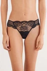 NEW Intimissimi La Vie en Rose Brazilian Briefs Black Size L