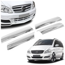 Zierleisten für vorderen Kühlergrill Mercedes Viano (W639) 2010-2014 Chrom