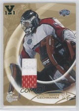 2002 ITG Be A Player All-Star Edition Gold Vault Emerald 1/1 Roman Cechmanek 0c3