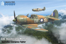 MW22 SPECIAL HOBBY SH72539 CAC BOOMERANG MK.I...