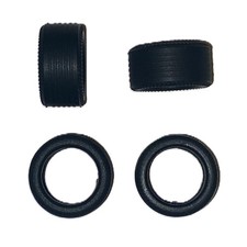 Scalextric low profile rally car tyres Fiesta XR2 Sierra XR4i - 4 new grippy. F