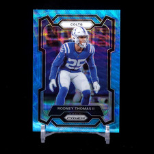 RODNEY THOMAS II 2023 Panini Prizm #130 Blue Wave Prizm /199 Indianapolis Colts