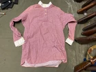 CIVIL WAR US UNION CSA CONFEDERATE FOUR BUTTON RED STRIPE SHIRT-MEDIUM