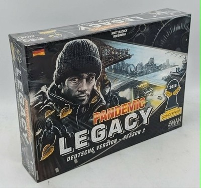 Z-Man Games Pandemic Legacy Season 2 schwarz Pandemie Seuche Spiel NEU in Folie