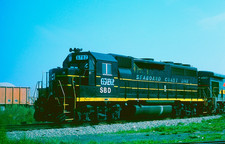 ORIGINAL KODACHROME SLIDE SEABOARD SYSTEM GP-40 #6782 PORTSMOUTH, VA MAI 1986