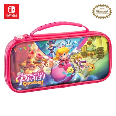 RDS Game Traveler Deluxe Princess Peach ShowTime Travel Case for Nintendo Switch