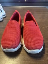 Skechers Sneakers Women Air Cooled Ultra Go 8 Red Arch Fit Stretches Runner