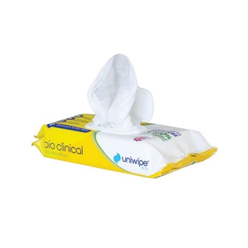 Uniwipe Midi Sanitising Surface Wipes Pack Of 100 - Image 2