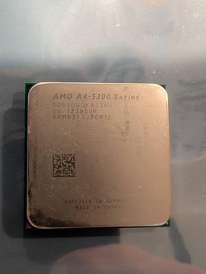 AMD A4-5300 3.40GHz 2-Core Socket FM2 Desktop CPU Processor AD5300OKA23HJ 65W