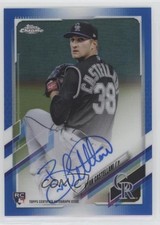 2021 Topps Chrome Rookie Blue Refractor 142/150 Ryan Castellani #RA-RC Auto 08aq