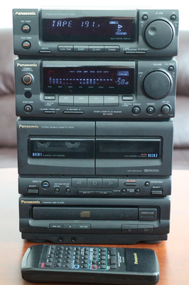 Panasonic SA-CH55 Mini Stereo Component System AM/FM CD Cassette
