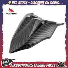 WOLFLINE Rear Seat Cowl For Kawasaki Ninja650 2017-2023 Carbon Fiber Look ABS