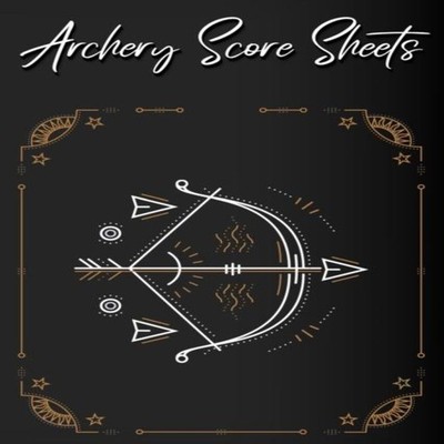 Archery Score Sheets Book Score Cards for Archery Competitions To