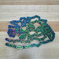 Low Mile SRAM Red AXS Flattop E1 12-Speed Rainbow 112 Links Chain w/ Quick Link