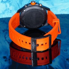 Breitling Endurance Pro 44mm Black Dial, New Orange Strap, Full Set 2022 10