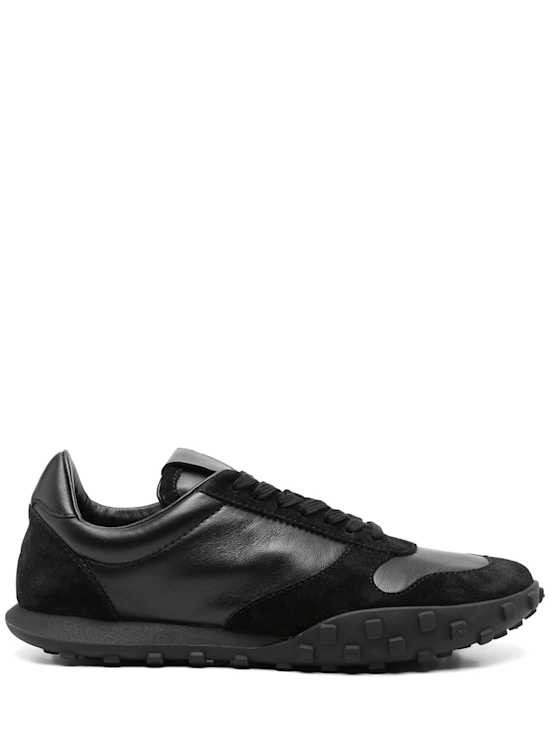 Jil Sander - Men - Sports sneakers with leather details - Black 178990₽